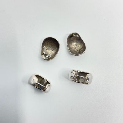 Vintage Mexico Sterling Silver Earring Set - 2 Pairs