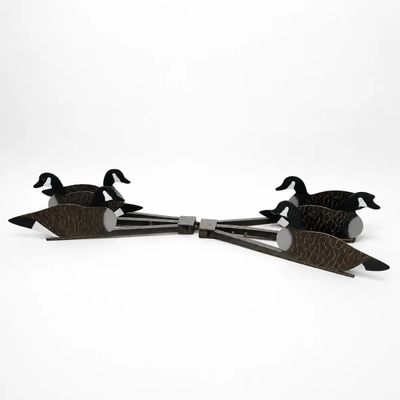 Vintage Canada Goose Silhouettes and Folding Decoy Rig System