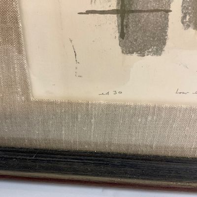 3686 1963 Benton Murdoch Spruance (1904-1967) Signed Lithograph "Low entrance to a high place" Ed. 30