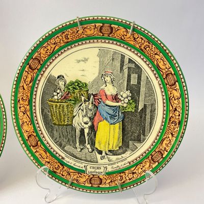 Vintage Adams England 'Cries of London' Decorative Plates - Set of 3