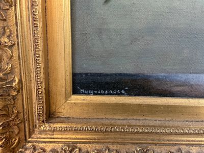 James R. Huntsberger Signed Still Life Oil Painting "Janet's Vase"