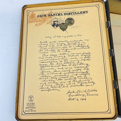 Vintage Jack Daniel's Tin with Haldeman-Julius Little Blue Books