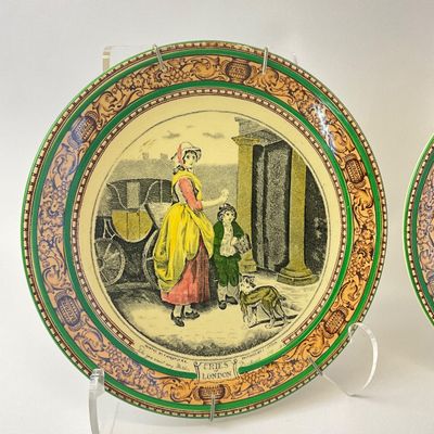 Vintage Adams England 'Cries of London' Decorative Plates - Set of 3