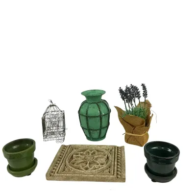 3619 Assorted Garden & Home Decor Accents - 8 Pieces