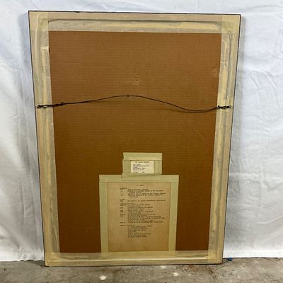 3710 Ian Tyson Signed Serigraph 'Hone' 1967, Edition 9/25