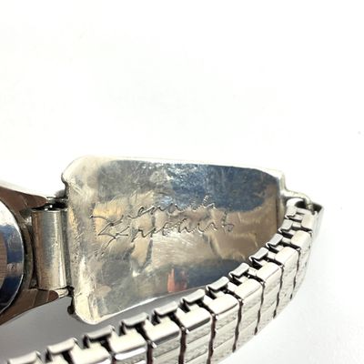 Nadia Quartz Watch with Native American Sterling Silver Inlay Band