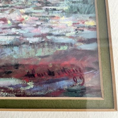 Set of 3 Framed Claude Monet Art Prints