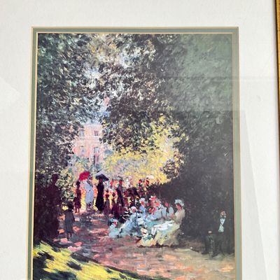 Claude Monet "Parc Monceau" Framed Impressionist Art Print