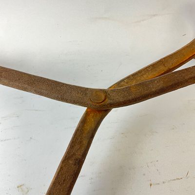Antique Hand-Forged Iron Ice Tongs