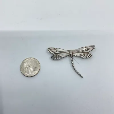 3029 Mexican Sterling Silver Dragonfly Brooch – 7.7g