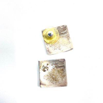 Ray Tracey Sterling Silver Inlay Post Earrings