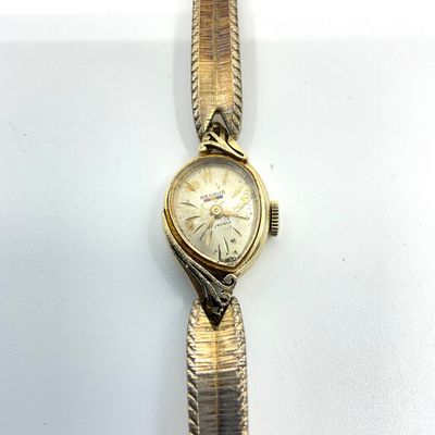 Vintage Benrus 14K Gold Women's Cocktail Watch