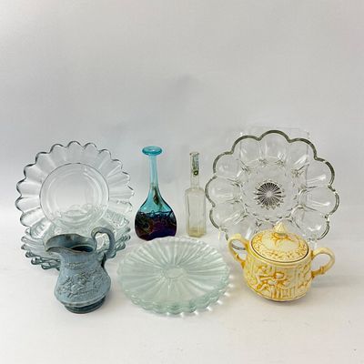 Vintage Glassware & Pottery Collection - Robert Held Art Glass, Wedgwood Style