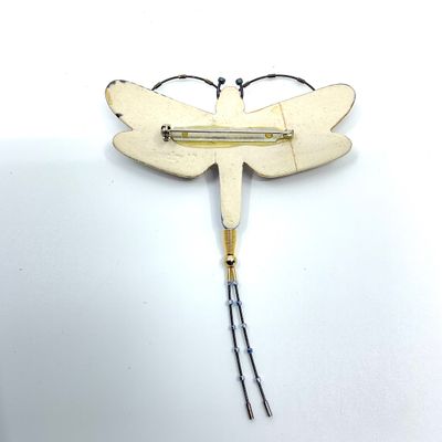 Erh-Ping Tsai for Jewelry 10 Whimsical Ceramic Dragonfly Brooch Pin