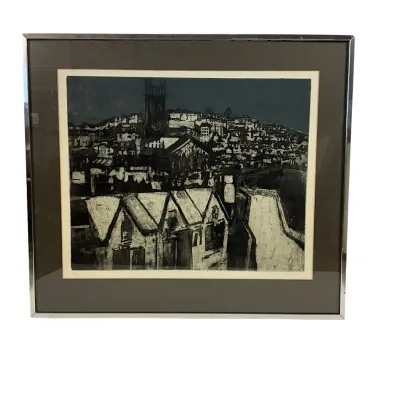 3708 Norman Ackroyd Signed Etching 'St Mary's Evening' 66/75