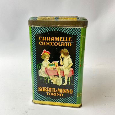 Vintage Baratti & Milano Torino Confectionery Tin