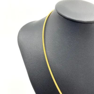 3002 14K Yellow Gold Rounded Omega Flex Necklace – 17" – 11.5 Grams