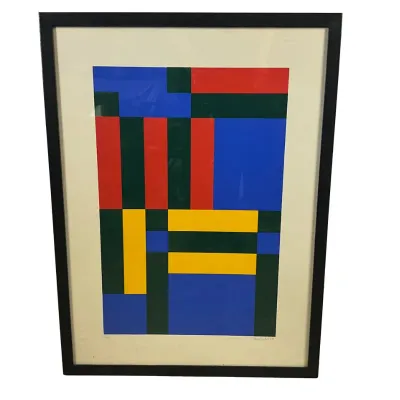 3710 Ian Tyson Signed Serigraph 'Hone' 1967, Edition 9/25