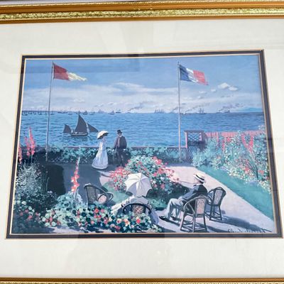 Set of 3 Framed Claude Monet Art Prints