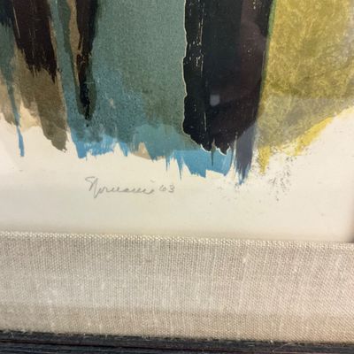 3686 1963 Benton Murdoch Spruance (1904-1967) Signed Lithograph "Low entrance to a high place" Ed. 30