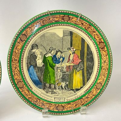 Vintage Adams England 'Cries of London' Decorative Plates - Set of 3
