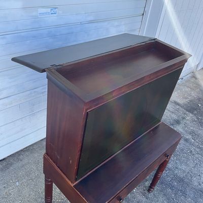 3699 Antique Country Victorian American Secretary Desk