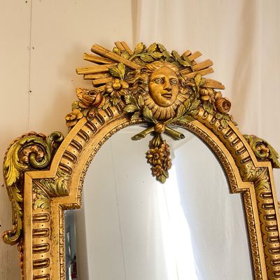 1986 Franklin Mint The King Louis XIV Mirror by Vincenzo Fancelli