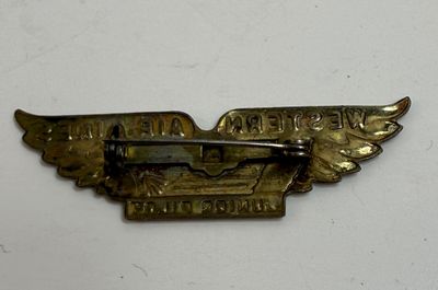 Vintage Western Air Lines Junior Pilot Wing Pin
