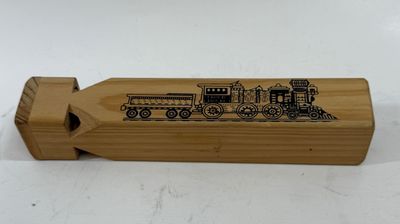 Vintage Wooden Train Whistle - Victoria, Canada Souvenir