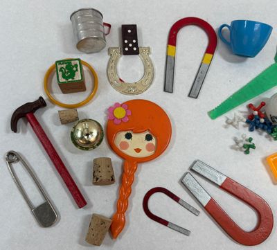 Vintage Miniature Toys and Novelty Items Assortment