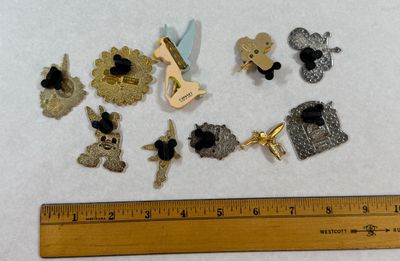 Assorted Disney Tinker Bell Trading Pins - Lot of 10