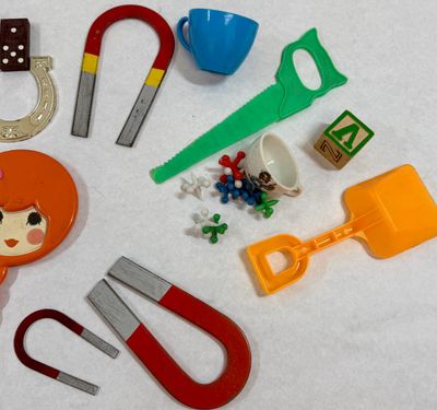 Vintage Miniature Toys and Novelty Items Assortment