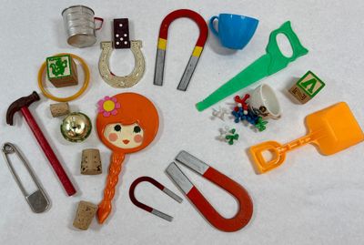 Vintage Miniature Toys and Novelty Items Assortment