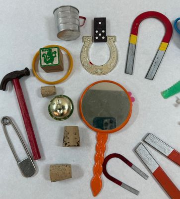 Vintage Miniature Toys and Novelty Items Assortment