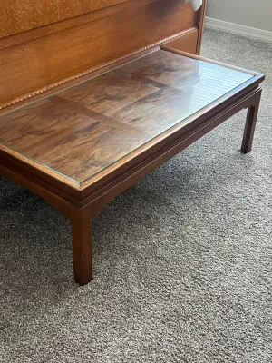 Wooden coffee table