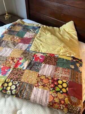 Vintage patchwork quilt.