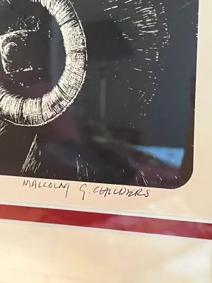 Signature "Malcolm G. Childers" on the matting. 161 out of 250.