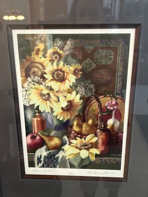K. HAINES DENCH SIGNED STILL LIFE ART PRINTS - SET OF 2