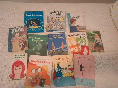 CHILDREN'S BOOKS, HEIDI, GOD AND NATURE, FRECKLED AT FOURTEEN AND MORE