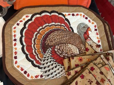 AUTUMN TABLE DRESSINGS.
