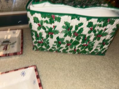 CHARLES WYSOCKI SIGNED PRINT AND ROYAL SEASONS HOLIDAY TABLEWARE