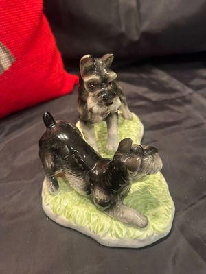 CUTE LITTLE VINTAGE MINIATURE SCHNAUZER, HOME DECOR