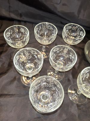 PRINCESS HOUSE DECANTER AND WINE GLASSES
