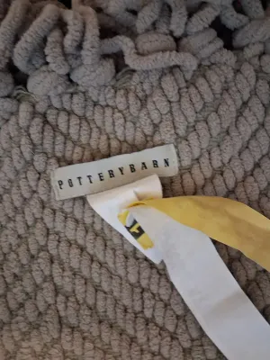 POTTERY BARN THROW BLANKET, QUEEN COMFORTER