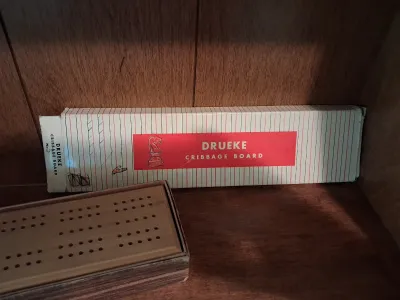 TWO OLD SCHOOL CRIBBAGE BOARDS