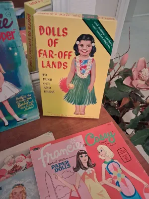 DOLLS OF FAR OFF LAND, BARBIE SKIPPER, BABY BROTHER & SISTER PAPERDOLLS