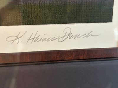 K. HAINES DENCH SIGNED STILL LIFE ART PRINTS - SET OF 2
