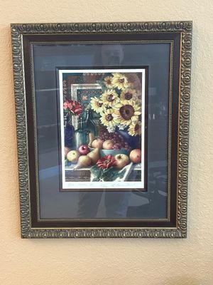 K. HAINES DENCH SIGNED STILL LIFE ART PRINTS - SET OF 2