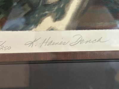 K. HAINES DENCH SIGNED STILL LIFE ART PRINTS - SET OF 2