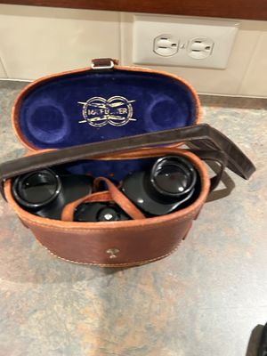 MAYFLOWER BINOCULARS & GE LIGHT METER WITH CASES